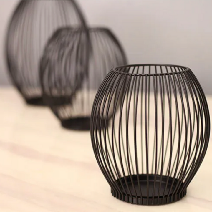 Bougeoir en fer forgé – Élégance intemporelle pour votre décoration