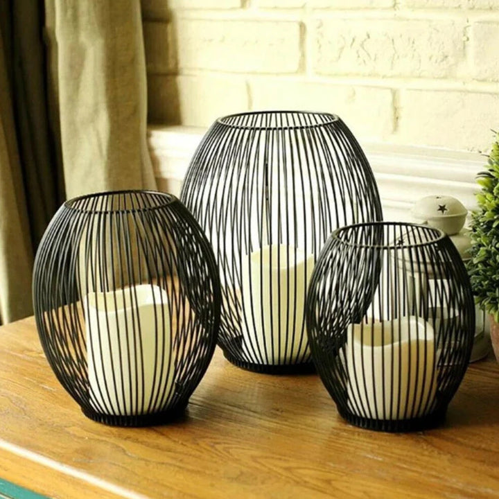 Bougeoir en fer forgé – Élégance intemporelle pour votre décoration
