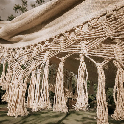 Hamac en macramé