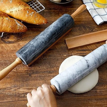 Rouleau à Pâtisserie en Marbre – Élégance et Précision pour Vos Créations Maison