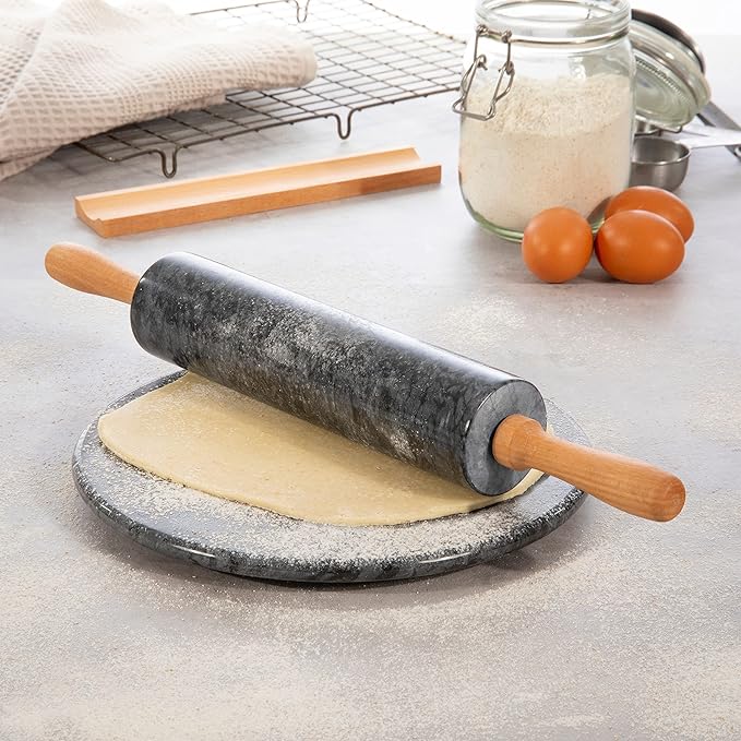 Rouleau à Pâtisserie en Marbre – Élégance et Précision pour Vos Créations Maison