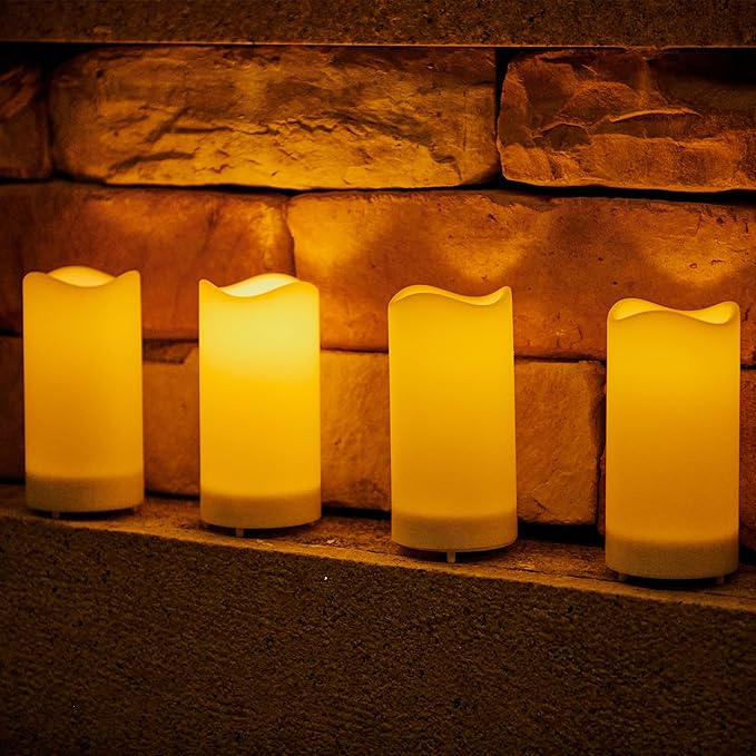 Bougies fondues sans flamme