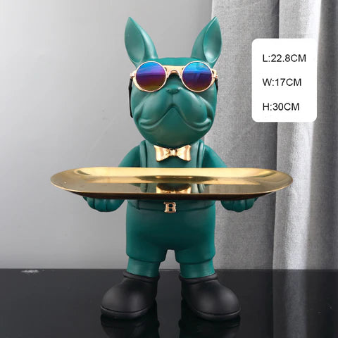 Statue de bulldog français