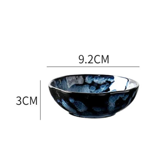 Service de Table Blue Nebula – Élégance Cosmique pour Vos Repas (10 pièces)