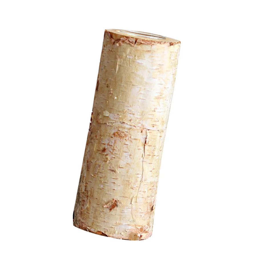 Bougeoir en bois de bouleau
