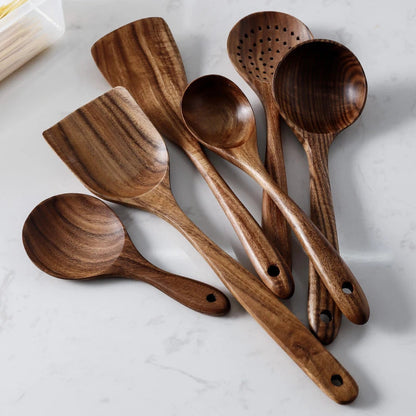 Set de cuisine Acacia 8 pièces