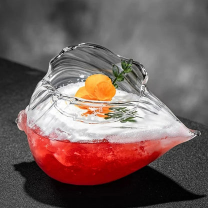 Set de 2 verres en forme de coquillage