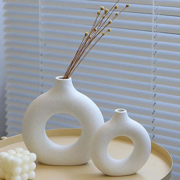 Vases Halo – Ensemble de 2 Vases Design en Céramique