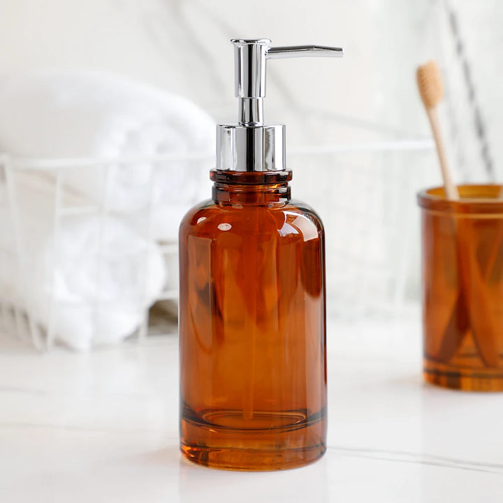 Ensemble de salle de bain 4 pièces Glass Apothecary