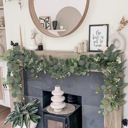 Guirlande en eucalyptus artificiel - Set de 2 pièces