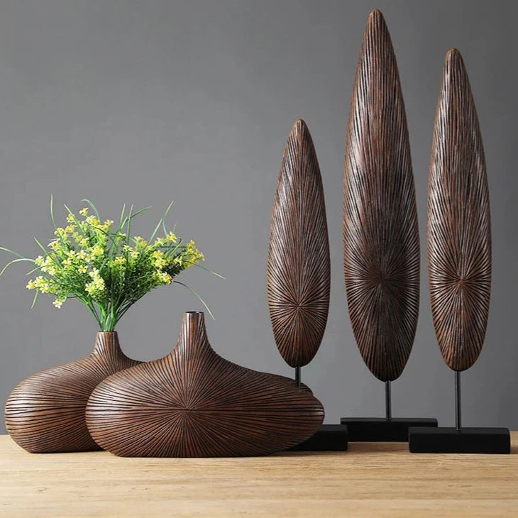 Vase sculpté du sahara
