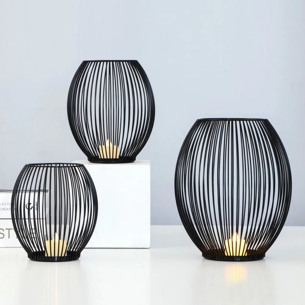 Bougeoir en fer forgé – Élégance intemporelle pour votre décoration