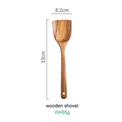 Set de cuisine Acacia 8 pièces