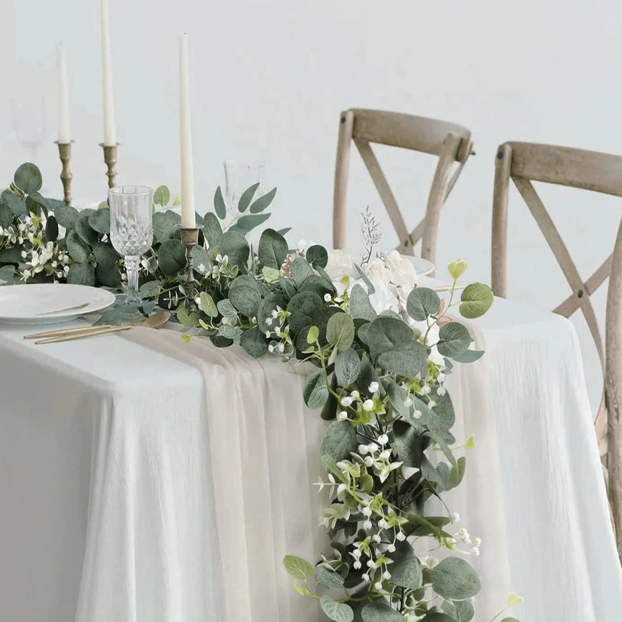 Guirlande en eucalyptus artificiel - Set de 2 pièces