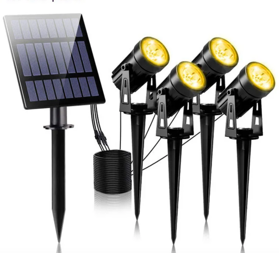 Jeu de 5 spots solaires