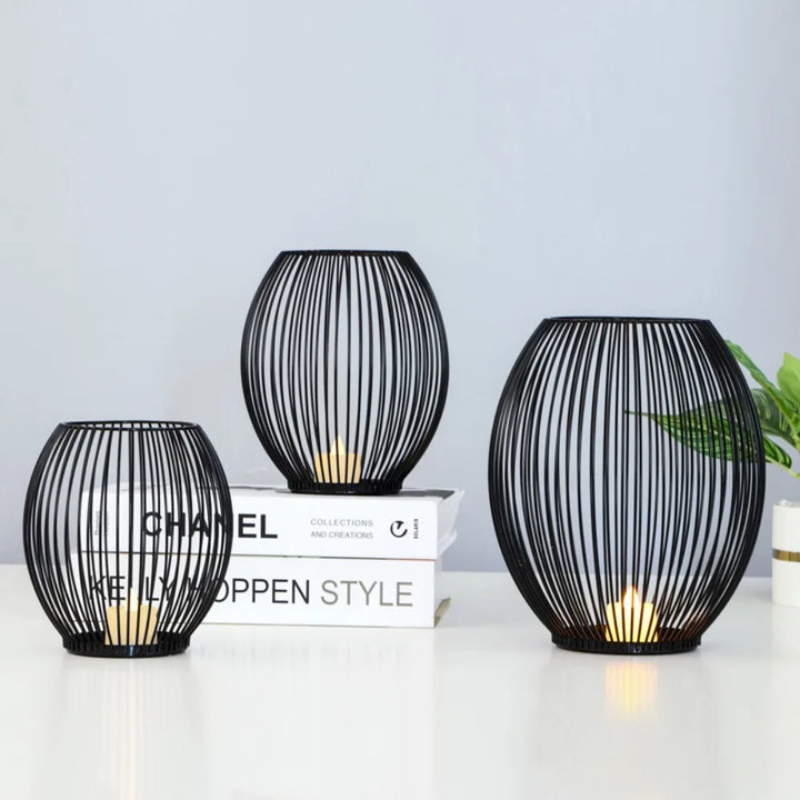 Bougeoir en fer forgé – Élégance intemporelle pour votre décoration