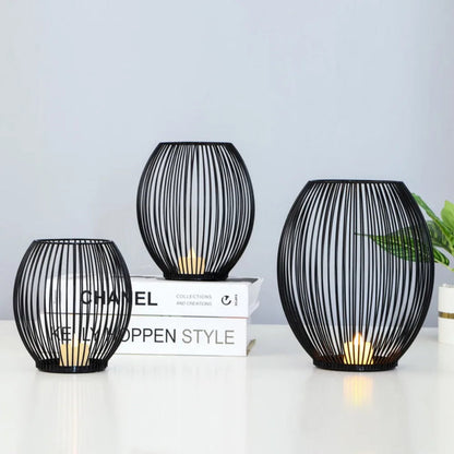 Bougeoir en fer forgé – Élégance intemporelle pour votre décoration