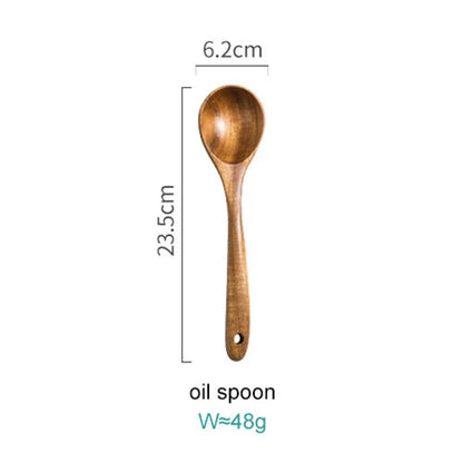 Set de cuisine Acacia 8 pièces