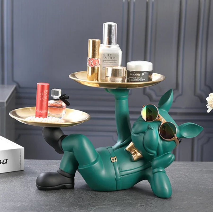 Statue de bulldog français