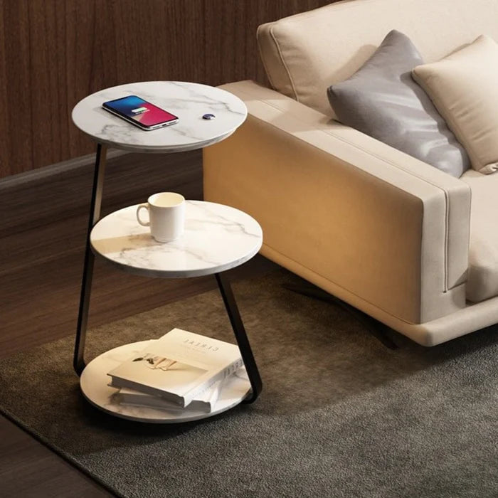 Table LED avec Recharge Sans Fil